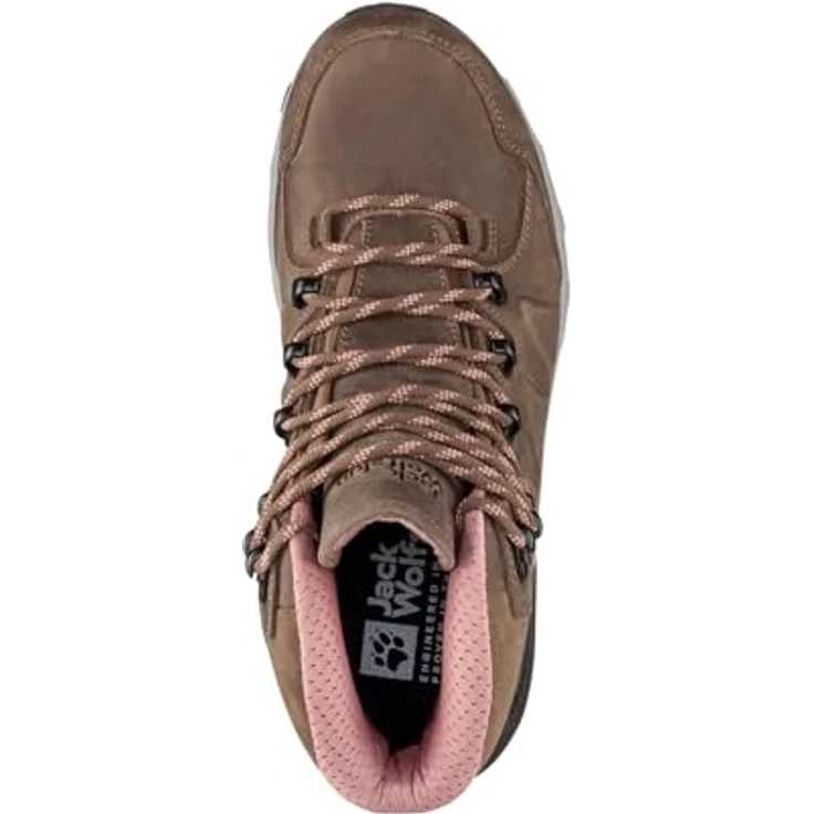 Jack Wolfskin REFUGIO PRIME TEXAPORE MID W, Wasserdichter Trekkingschuh aus geöltem Nubukleder für Damen – Bild 5