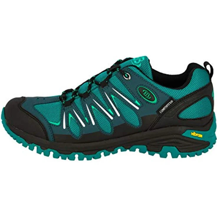 Brütting Damen Wanderschuhe Expedition, wasserdicht mit Comfortex-Klimamembran, Textilfutter und rutschfester Vibram-Außensohle, Gr. 41, Grün – Bild 2
