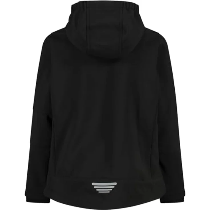 CMP Jungen Softshell Hoodie Jacke, atmungsaktiv und schnelltrocknend, schwarz, Größe 92 – Bild 3