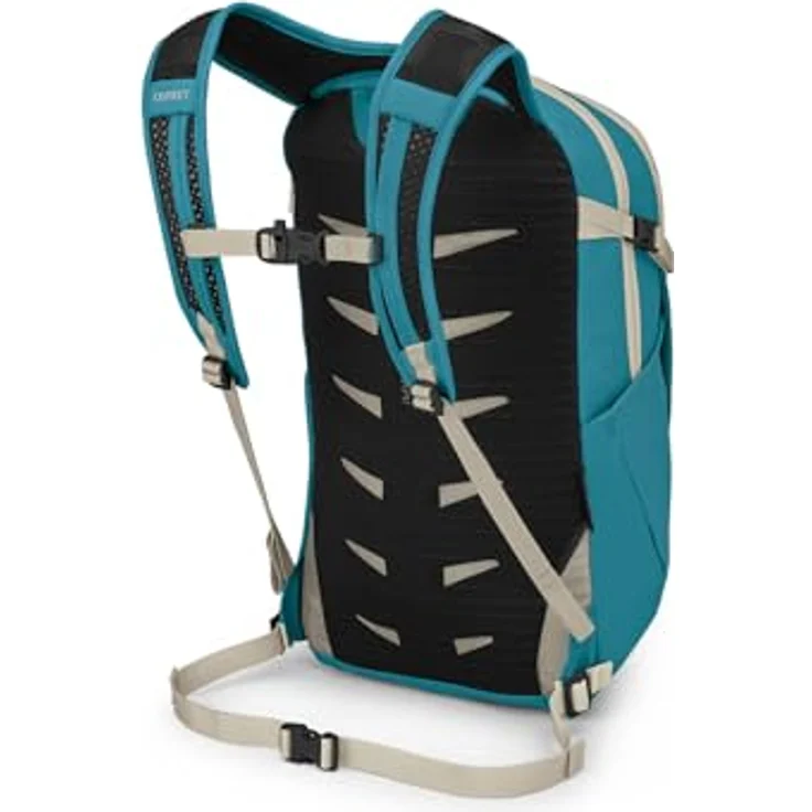Osprey Daylite Plus Earth, Rucksack für Lifestyle, unisex, Tropical Blue, O/S, recyceltes Polyester, bluesign-zertifiziert – Bild 3