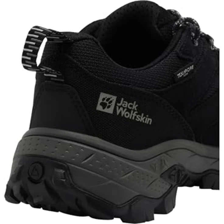 Jack Wolfskin Vojo Tour Texapore Low M, Wanderschuh mit wasserdichtem Obermaterial und profiliertes Sohle, Schwarz, Gr. 47 – Bild 6