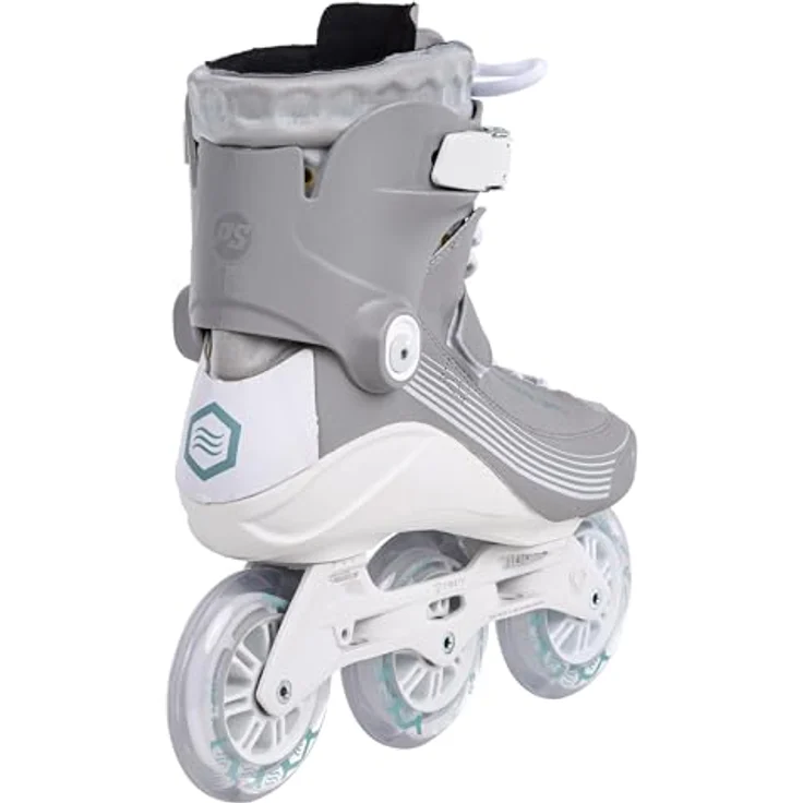 POWERSLIDE Inlineskates Swell Glacier Lake 100 47, innovative Inline-Fitness-Skates in Grau/Weiß – Bild 3
