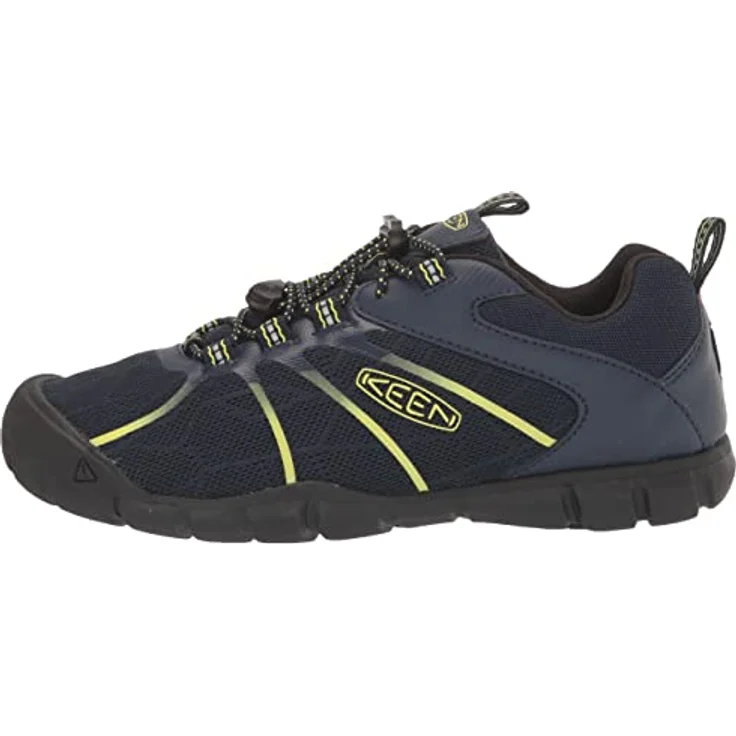 KEEN Chandler 2 CNX, Kinder Wanderschuhe aus Kunstleder/Textil, Dunkelblau, atmungsaktiv und robust mit regulierbarer Gummischnürung – Bild 8