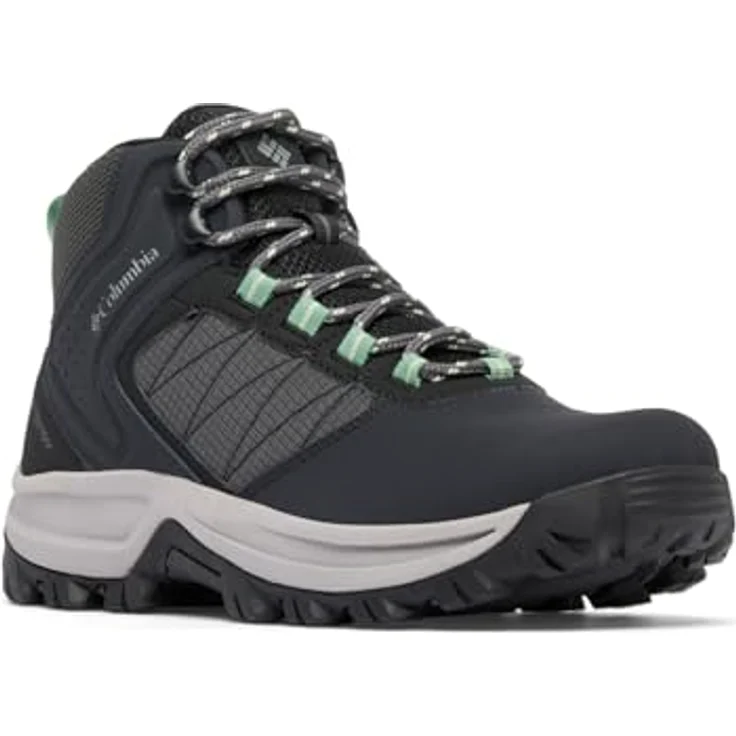 Columbia TRANSVERSE™ HIKE WATERPROOF, Damen Wanderschuhe mit atmungsaktiver Konstruktion und griffiger Gummi-Außensohle, Schwarz (40) – Bild 1