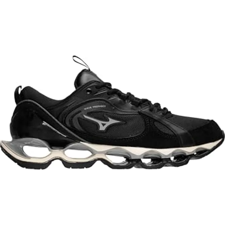 Mizuno Wave Prophecy Beta 2, Laufschuhe mit Infinity-Wave-Platte und U4icX-Zwischensohle, schwarz