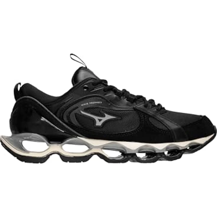 Mizuno Wave Prophecy Beta 2, Laufschuhe mit Infinity-Wave-Platte und U4icX-Zwischensohle, schwarz – Bild 1