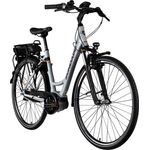 Zündapp X200 E Bike Damenfahrrad 155 - 180 cm Stadtrad Pedelec Bosch, 7-Gang Nabenschaltung, silber