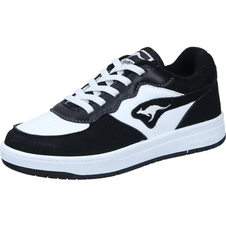 KangaROOS Sneaker Low Kinder, Schnürschuhe aus Synthetik mit normaler Schuhweite, Schwarz, Größe 36 EU – Bild 5