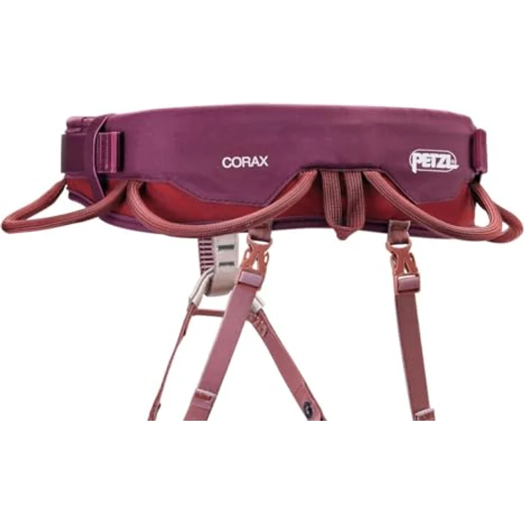 Petzl Corax, verstellbarer Klettergurt mit optimalem Tragekomfort und vier Materialschlaufen, jeansblau, Größe M/XL – Bild 4