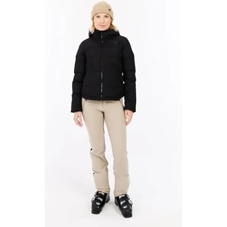 Protest PRTLUCID Snowjacket, atmungsaktive Skijacke mit Wassersäule 10.000 mm, PFC-frei, True Black, Größe M/38 – Bild 5