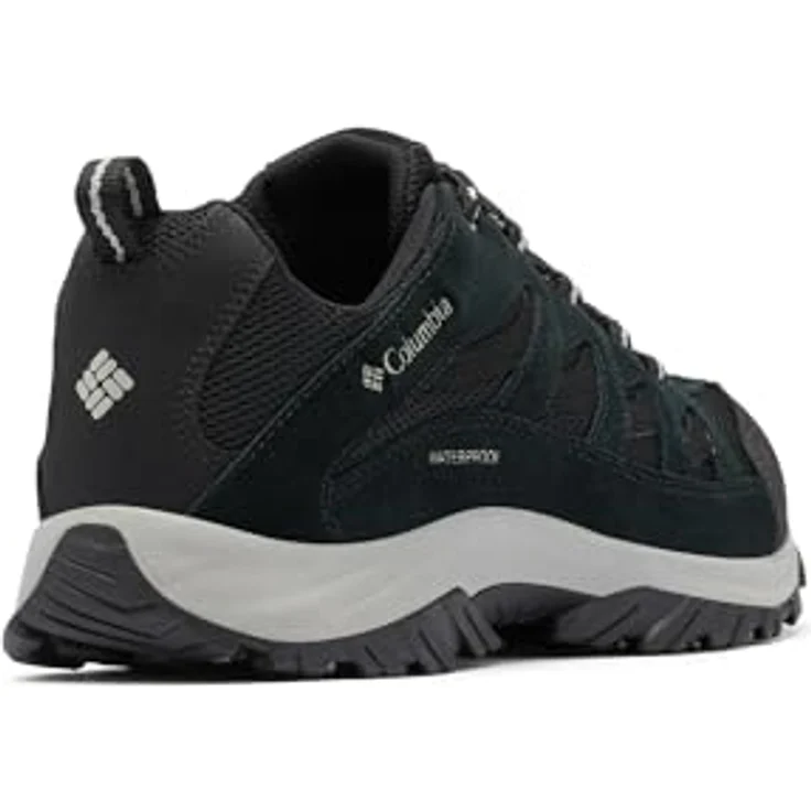 Columbia CRESTWOOD™ WATERPROOF Herren Wanderschuhe, wasserdicht, Wildleder/Textil, Schwarz (44.5) – Bild 2