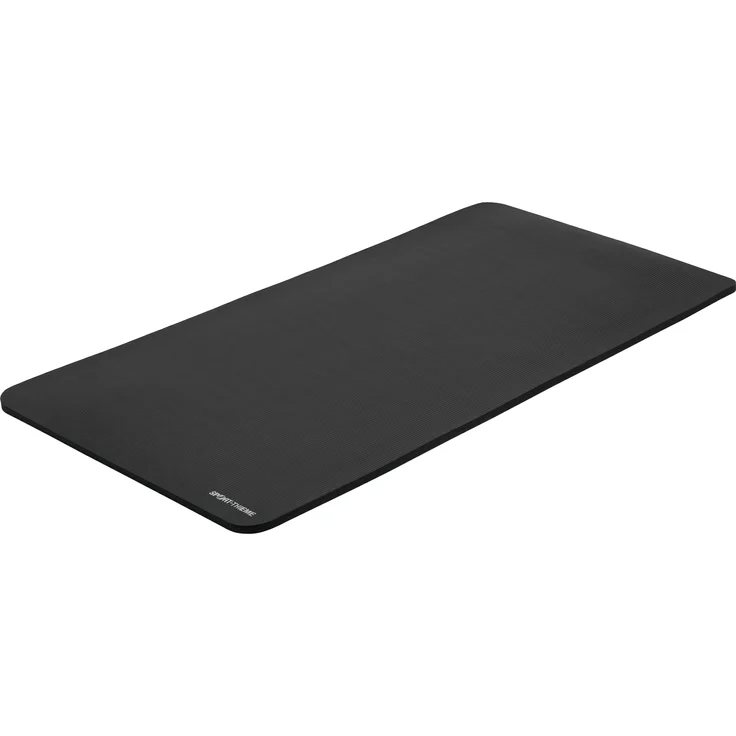 Sport-Thieme Yogamatte Studio, 15 mm, latexfrei, schwarz, rutschfest und wassertauglich