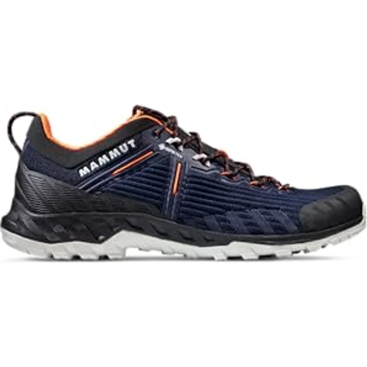 Mammut Alnasca Knit III Low GTX Men, Herren Wanderschuhe mit GORE-TEX Membran und Vibram Megagrip Sohle, Blau, Größe 46 – Bild 2