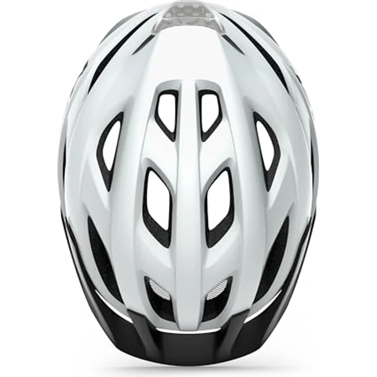 MET Crossover, Velohelm (52 - 59 cm) mit integriertem LED-Rücklicht und unsichtbarem Visierclip für Stadt- und Geländefahrten – Bild 4