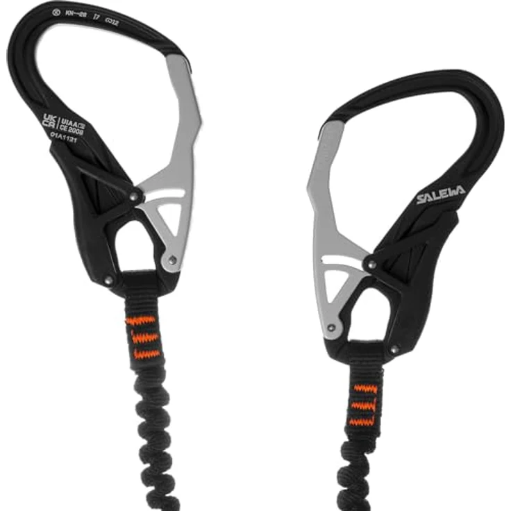 Salewa Via Ferrata Klettersteigset, Ergotec Karabiner, Mehrfarbig, 7 kN – Bild 3