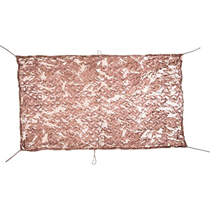 NINAT Tarnnetz Camouflage Netz Desert, 3M x 3M, leicht, hochwertiges 150D-Oxford-Tuch, vielseitig einsetzbar für Jagd und Camping – Bild 2