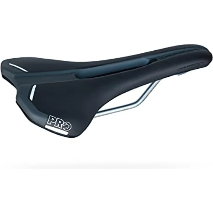 PRO Bike Gear Griffon Crmo, Velosattel mit PU-Polsterung, anatomischer Aussparung, 142/152 mm, schwarz – Bild 2