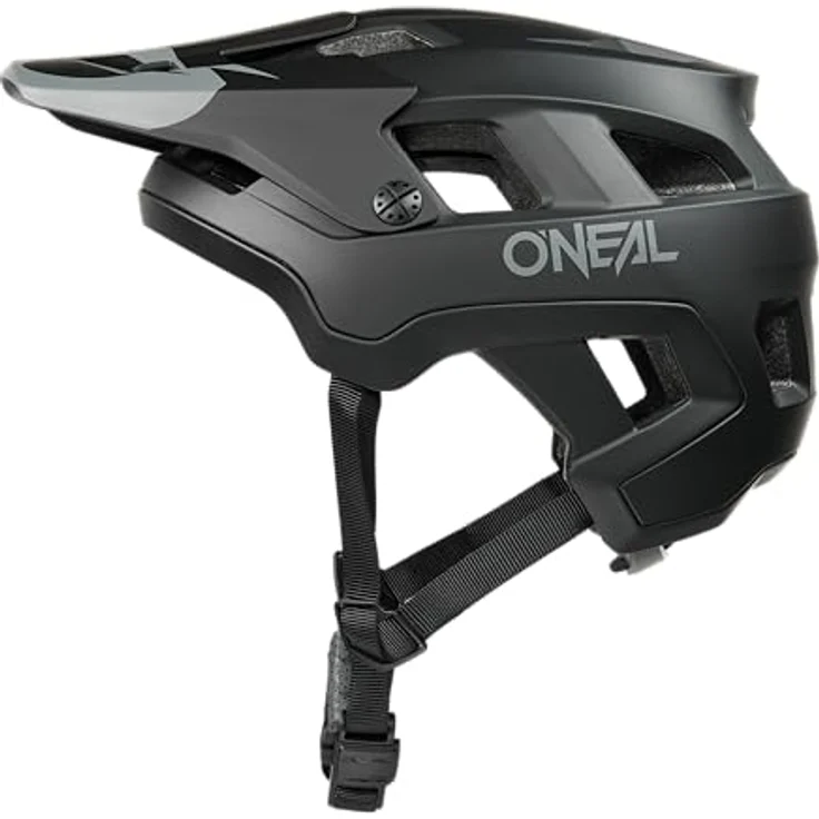 O'Neal Defender Solid MTB-Helm, leichter und gut belüfteter Fahrradhelm in Schwarz, Größe L-XL – Bild 2