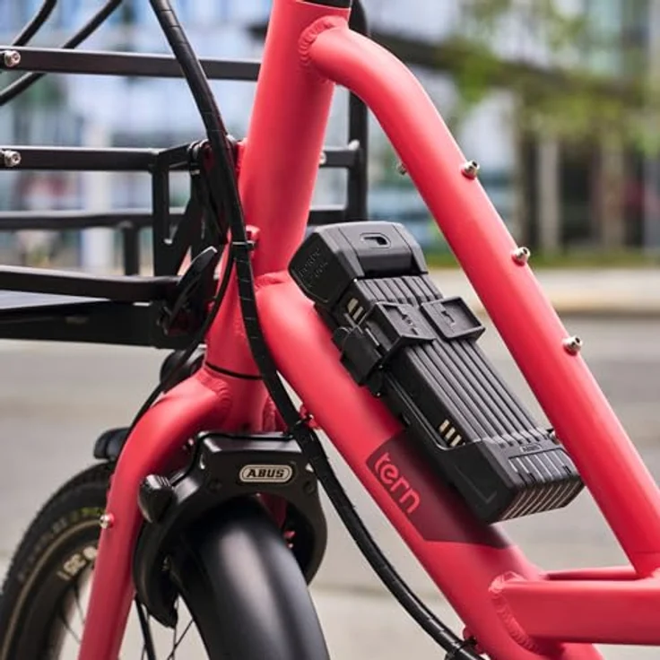 Abus BORDO 6200K, Faltschloss mit 127 cm Schließumfang, gehärteten Stahlstäben und ABUS XPlus-Zylinder – Bild 4