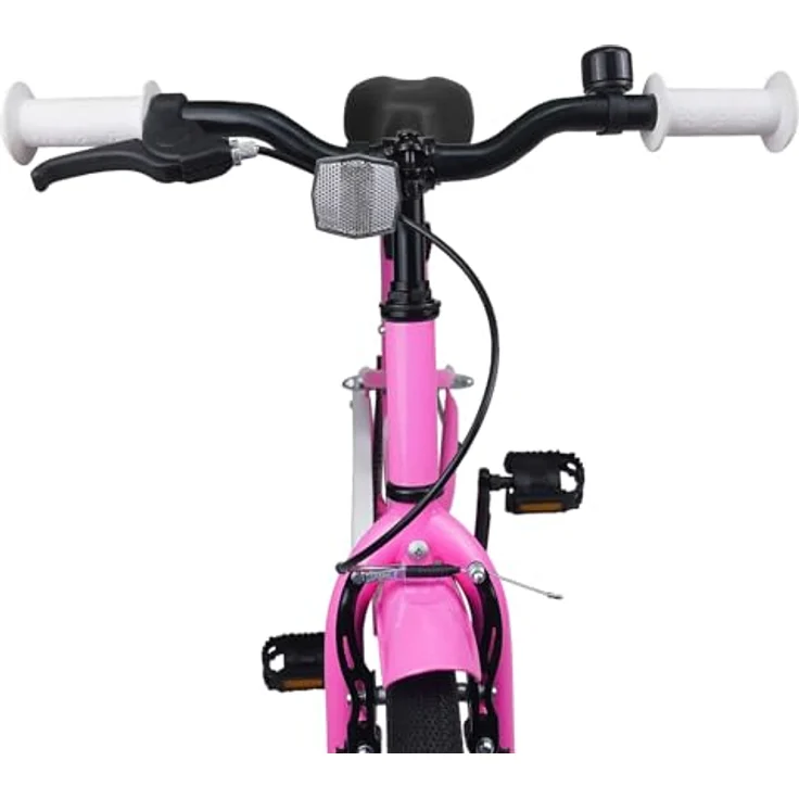 vidaXL Kinderfahrrad 22 Zoll für Kinder 7-12 Jahre, Dunkelrosa, mit Aufbausatz und Sicherheitsausstattung – Bild 6
