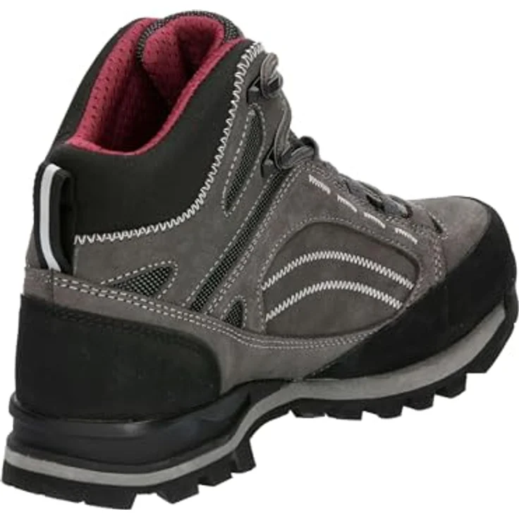 Brütting Mount Mangu High, Damen Wanderschuhe mit rutschfester Vibram-Sohle, wasserdicht und atmungsaktiv, Größe 36, Grau – Bild 4