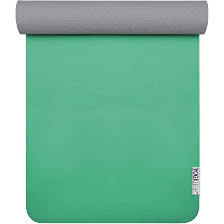 Yogistar yogimat pro, rutschfeste Yogamatte aus TPE-Schaum, 183 cm x 61 cm x 6 mm, hypoallergen – Bild 1