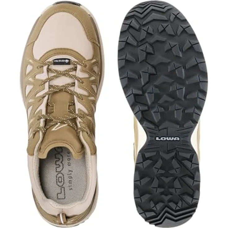 LOWA Damen INNOX EVO II GTX Lo Ws, Wanderschuhe mit GORE-TEX® und LOWA MONOWRAP®, Größe 51/2, desert/pfirsich – Bild 6