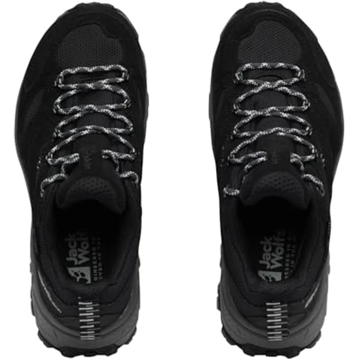 Jack Wolfskin Women's Vojo Tour Texapore Low, Wasserdichte Wanderschuhe für Damen, Schwarz, Größe 42.5 – Bild 3