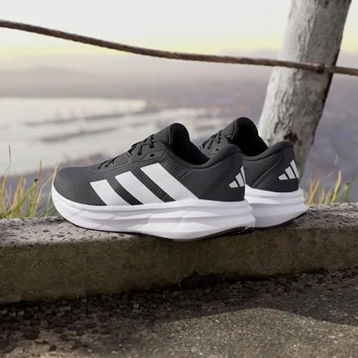 Adidas Galaxy 7 Laufschuhe Herren, Schwarz, mit optimaler Dämpfung und atmungsaktivem Obermaterial – Bild 2