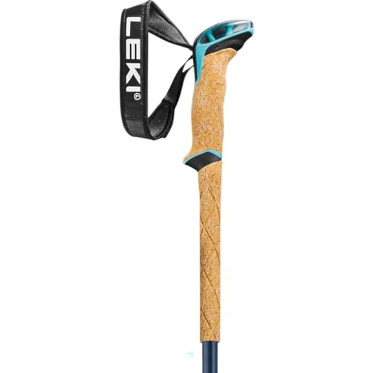 LEKI Bernina Lite 2 Skistöcke, leichtes Aluminium, Denimblue-Midnight Blue-Mint, 100-135cm – Bild 2