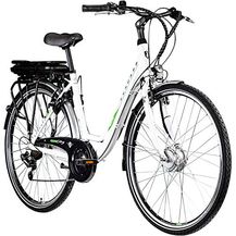 Bild für ZÜNDAPP E Bike 700c Damenrad Pedelec Z503 28 Zoll Elektrofahrrad in Weiß/Grün
