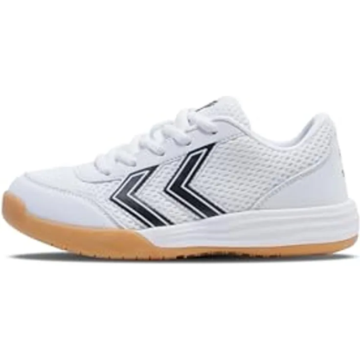 Hummel Multiplay Flex Kinder Laufschuhe, atmungsaktiv und schlupffähig, grau