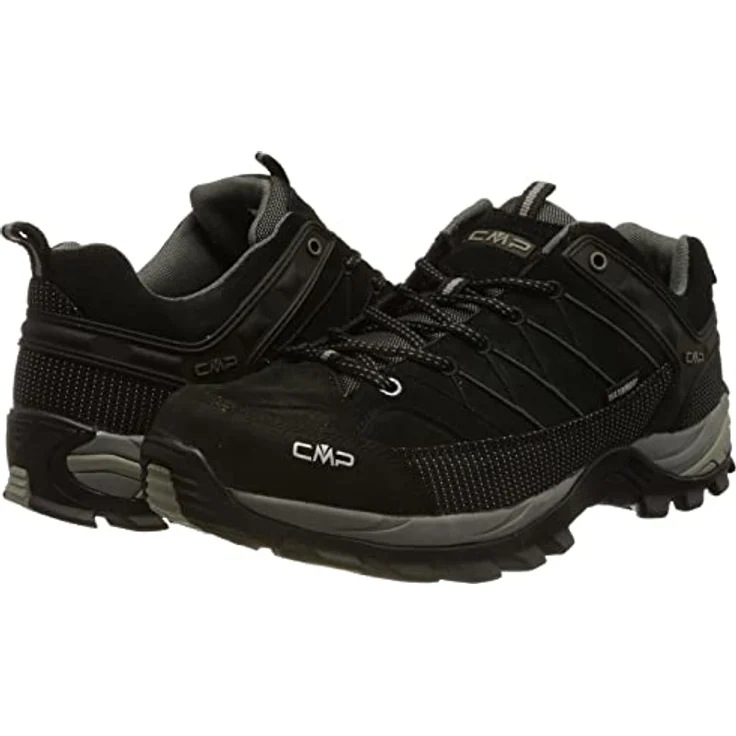 CMP Campagnolo Herren Wanderschuhe, robuste Outdoorschuhe, Kunstledereinlage, Schwarz, Größe 45 – Bild 7