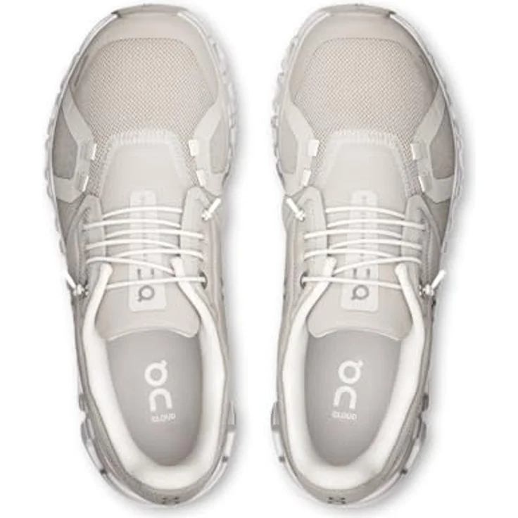ON Running Cloud 6, Damen Laufschuhe aus atmungsaktivem Mesh mit CloudTec®-Dämpfung, Pearl-White, EU 40.5 US 9 – Bild 4