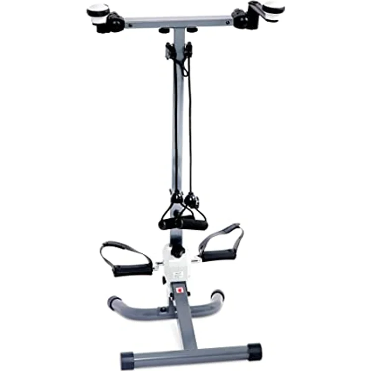Ultrasport 3-in-1 Trainer für Arme, Oberkörper und Beine, inklusive Trainingsbändern, einfache Nutzung auch vom Stuhl/Sofa aus, gelenkschonendes Ganzkörpertraining, klappbar – Bild 1