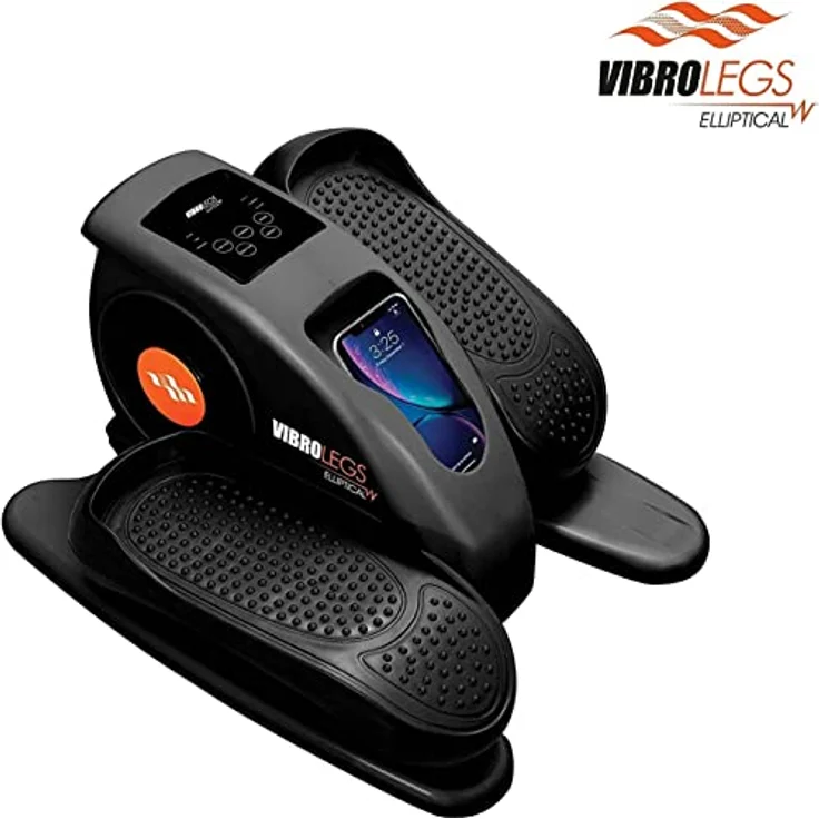 Vibro Legs Elliptical Mini Heimtrainer – motorisierter Ellipsentrainer für mehr Bewegung im Sitzen – Pedaltrainer für Home Office und Freizeit – mühelose Muskel-Aktivierung – Bild 2