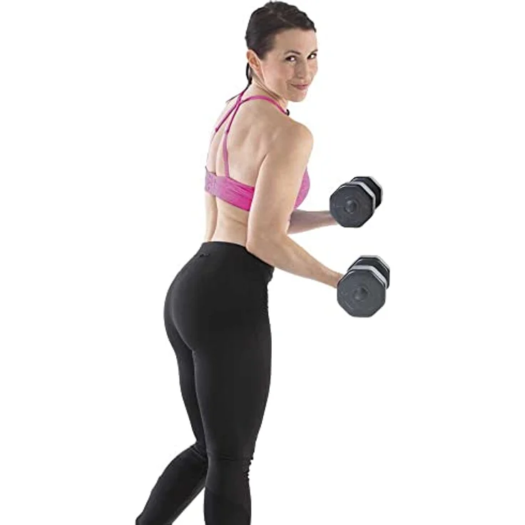 Gymstick Hanteln, verstellbare Gewichte für individuelles Training, schwarz – Bild 2