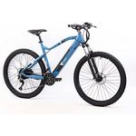 TELEFUNKEN E-Bike Mountainbike Elektrofahrrad Alu, 27 Gang Shimano Altus Kettenschaltung - Pedelec MTB 27,5 Zoll, Hinterradmotor 250W, Scheibenbremsen, Blau - TELEFUNKEN Aufsteiger M923