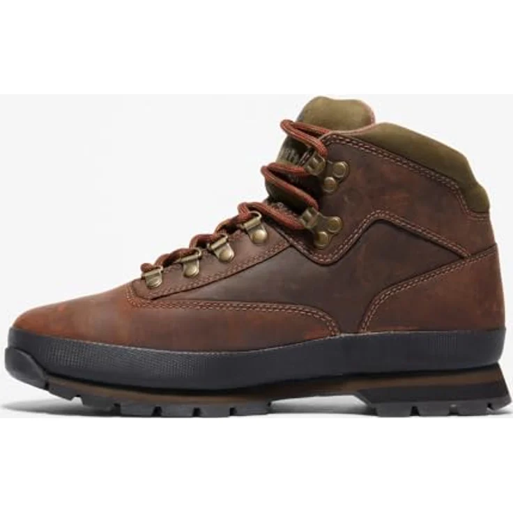 Timberland Euro Hiker F/L, Wanderschuh aus flexiblem Leder mit hohem Schaft für optimalen Halt, schwarz – Bild 8