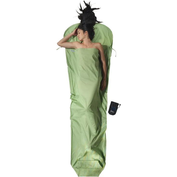 Cocoon MummyLiner Schlafsack, 241 cm, leicht und atmungsaktiv aus biologischer Baumwolle – Bild 1