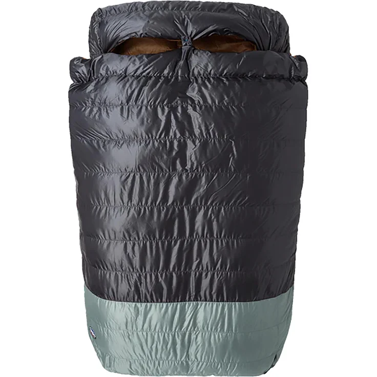 Big Agnes, 2-Personen Daunenschlafsack mit modarem Aufbau und cleveren Features