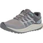 Merrell Antora 3 J067600, leichter Multisportschuh für Frauen, griffige Vibram-Aussensohle, atmungsaktiv, Hochgrau, EU 38