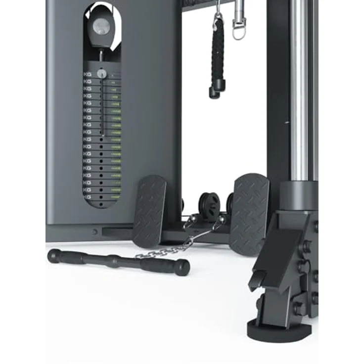 Atletica X-Pollux | Multipresse mit Steckgewichten & Functional Trainer | Platzsparend, 9-teiliges Zubehör – Bild 3