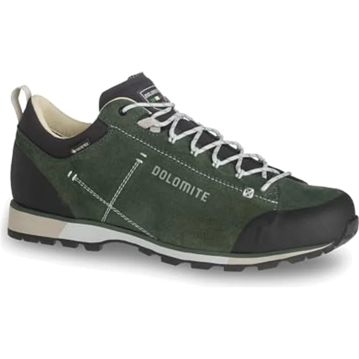 Dolomite 54 Hike Low Evo GTX, Herren Wanderschuhe mit Gore-Tex Membran für Wasserdichtigkeit, 100% Leder, Grün, Größe 41.5 – Bild 2