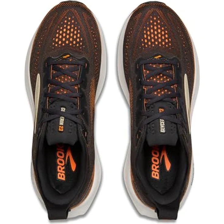 Brooks Glycerin 23, Laufschuhe für Herren mit flexiblem Synthetik-Obermaterial, schwarz – Bild 3