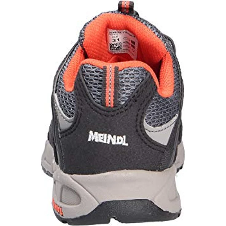Meindl Snap Junior, robuster Midcut-Wanderschuh für Kinder, Graphit/Orange, mit atmungsaktivem Obermaterial und herausnehmbarem BEST-FIT-Fußbett – Bild 4