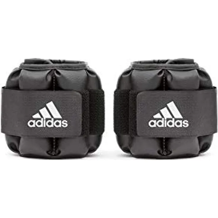 adidas Unisex-Adult Performance Knöchel-/Handgelenkgewichte-1.0 Kg, Schwarz