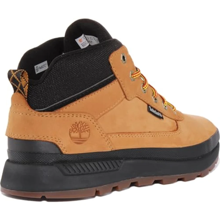 Timberland Wanderschuhe, knöchelhoch aus Nubukleder/Textil, in Wheat, mit profiliertem Gummisohle und Schnürung – Bild 3