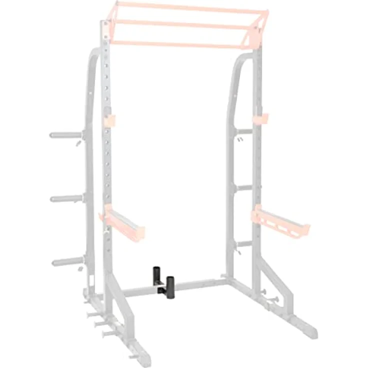 Sunny Health & Fitness Unisex-Adult Stangenhalteraufsatz für Power Racks und Käfige – SF-XFA003, schwarz, One Size – Bild 1