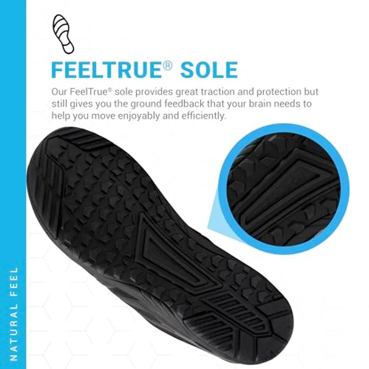 Xero Shoes HFS II, Herren Laufschuhe mit natürlichem Laufgefühl, vegan, Größe 47, Schwarz – Bild 5